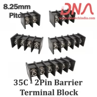 8.25mm 2 Pin Straight Barrier Terminal Block (35C Series) 8.25mm 2 Pin Straight Barrier Terminal Block (35C Series)