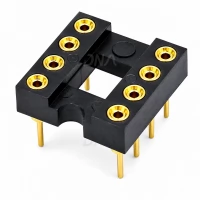 8 Pin Gold Plated Round IC Socket 8 Pin Gold Plated Round IC Socket