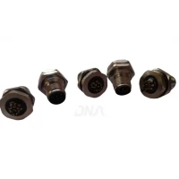 8PIN M12 MALE BULKHEAD (M16* 1.5) RM TYPE CONNECTOR
