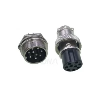 9 PIN MRS GX20 Male Female Panel Mount Aviation Plug Connector 9 PIN MRS GX20 Male Female Panel Mount Aviation Plug Connector