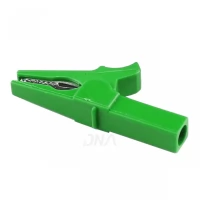 Alligator Crocodile Clip - Green, 55mm, 300V 15A 12MM Jaw Opening Connector Alligator Crocodile Clip - Green, 55mm, 300V 15A 12MM Jaw Opening Connector