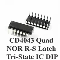 CD4043 Quad NOR R-S Latch Tri State DIP IC CD4043 Quad NOR R-S Latch Tri State DIP IC