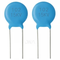 Ceramic Disc Capacitors 1000pf 1nf 0.001uf 102 15000V 15KV High-Voltage Ceramic Disc Capacitors 1000pf 1nf 0.001uf 102 15000V 15KV High-Voltage