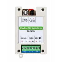 FN-MD01 Modbus RTU Audio Player RS485 Modbus MP3 Player with 20W Amplifier Module
