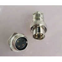 GX16 4Pin Aviation Connector "Reverse Type" Male Plug and Female Socket Back Mount Solder Type for Cable GX16 4Pin Aviation Connector "Reverse Type" Male Plug and Female Socket Back Mount Solder Type for Cable