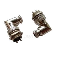 GX16 - B/ 2 PIN Right Angled Aviation Connector GX16 - B/ 2 PIN Right Angled Aviation Connector
