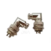 GX16 - B/ 3 PIN Right Angled Aviation Connector GX16 - B/ 3 PIN Right Angled Aviation Connector