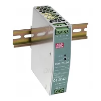 Mean Well EDR-75-24 24 V, 3.2 A DIN-Rail Power Supply Mean Well EDR-75-24 24 V, 3.2 A DIN-Rail Power Supply