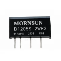 Mornsun B1205S-2WR3 1W Isolated DC-DC Converter Module, 12V to 5V Mornsun B1205S-2WR3 1W Isolated DC-DC Converter Module, 12V to 5V