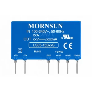 Mornsun LS05-15B12SS 5 W Isolated AC-DC Converter Mornsun LS05-15B12SS 5 W Isolated AC-DC Converter