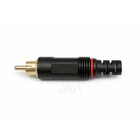 RCA Male Screw-Type Connector