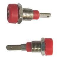 Red 2 mm Banana socket Red 2 mm Banana socket