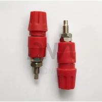 Red 4mm female banana  socket (bit15)