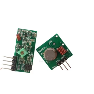 RF Transmitter and Receiver 4 Pin 433MHz Wireless Module (GREEN) RF Transmitter and Receiver 4 Pin 433MHz Wireless Module (GREEN)