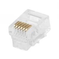 RJ11 6P6C Male Plug Connector