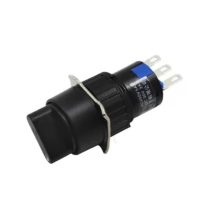 Round Rotary Switch ON-ON Single Pole 16mm 3 Pin SPST - A16-11ZX2 Round Rotary Switch ON-ON Single Pole 16mm 3 Pin SPST - A16-11ZX2