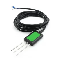 RS485 4-20MA Output Soil Sensor with 2M Cable 3pin Probes Temperature + Humidity RS485 4-20MA Output Soil Sensor with 2M Cable 3pin Probes Temperature + Humidity