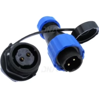 SP16 2PIN MALE/FEMALE IP68 Waterproof Connector SP16 2PIN MALE/FEMALE IP68 Waterproof Connector