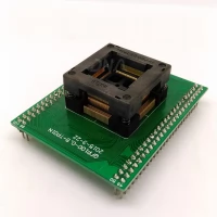 TQFP100 FQFP100 QFP100 to DIP100 ZIF Socket TQFP100 FQFP100 QFP100 to DIP100 ZIF Socket