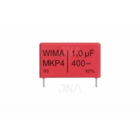 WIMA MKP4 1μF 400V Metallized Polypropylene Capacitor WIMA MKP4 1μF 400V Metallized Polypropylene Capacitor