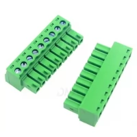 XY2500 9 Pin Right Angle Female Terminal Block Connector 3.81 Pitch 