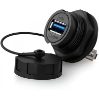 YU-USB3-JSX-01-001-CNLINKO-USB3.0 Female Socket IP67 Waterproof Data Connector