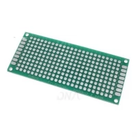 ZERO PCB 3X7 cm DOUBLE SIDED GLASS EPOXY ZERO PCB 3X7 cm DOUBLE SIDED GLASS EPOXY