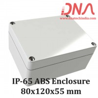 ABS 80x120x55 mm IP65 Enclosure ABS 80x120x55 mm IP65 Enclosure