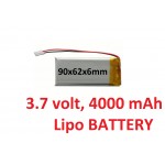 LIPO 3.7 volt 4000 mAh