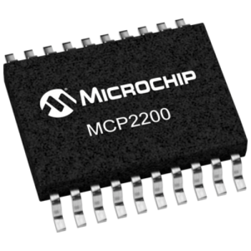 MCP2200 USB 2.0 to UART Protocol Converter with GPIO