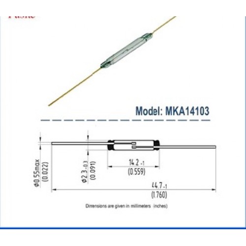 Purchase online in India MKA14103 Reed Switch Sensor at low price from ...
