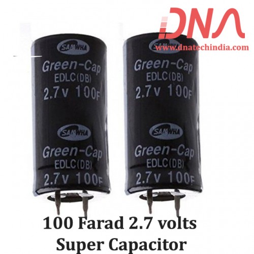 100 Farad 2.7 volts super capacitor