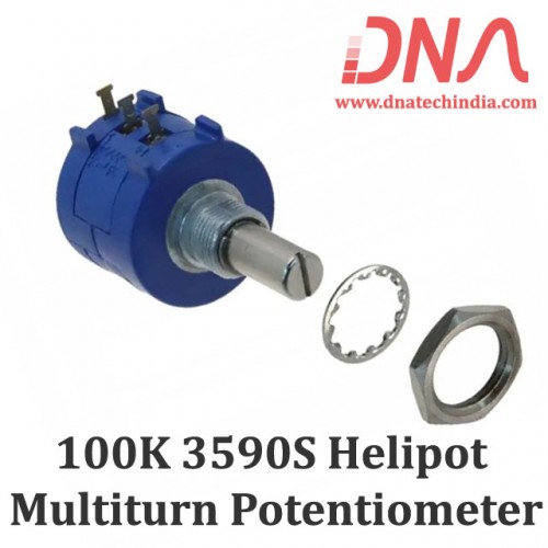 100K Ohm 3590S Helipot Precision Multiturn Potentiometer