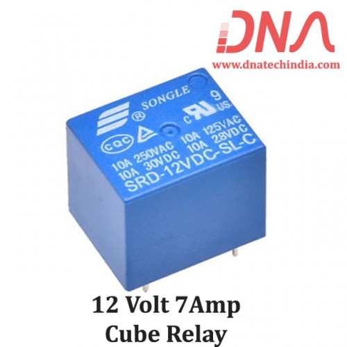 12 Volt 7A Cube relay