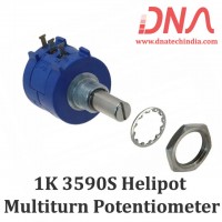 1K Ohm 3590S Helipot Precision Multiturn Potentiometer 1K Ohm 3590S Helipot Precision Multiturn Potentiometer