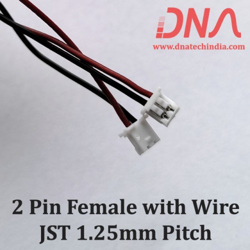 2 Pin 1.25mm JST Female Relimate Connector