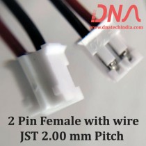 2 Pin 2.0mm JST Female Connector