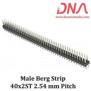 2x40 2.54 mm Berg Strip - Straight Male Header Strip 2x40 2.54 mm Berg Strip - Straight Male Header Strip
