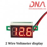 2 Wire Voltmeter display