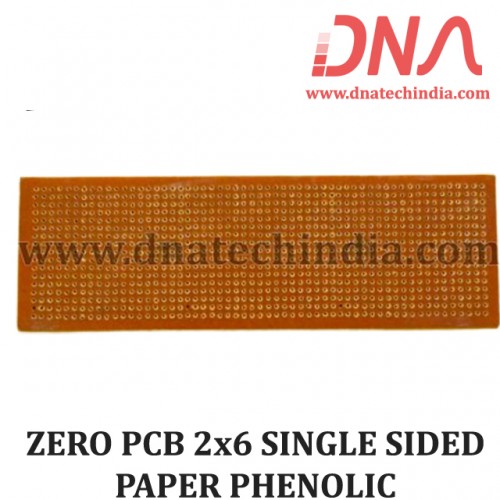 ZERO PCB 2X6 SINGLE SIDED PAPER PHENOLIC