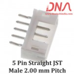 5 Pin 2.0mm JST PH Straight Male Relimate Connector