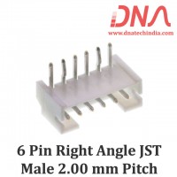 6 Pin 2.0mm JST PH Right Angle Male Relimate Connector 6 Pin 2.0mm JST PH Right Angle Male Relimate Connector