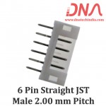 6 Pin 2.0mm JST PH Straight Male Connector