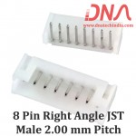8 Pin 2.0mm JST PH Right Angle Male Relimate Connector