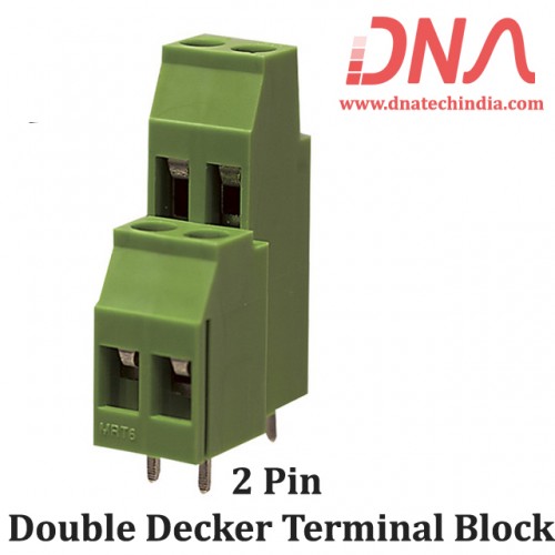 2 Pin Double Decker Terminal Block