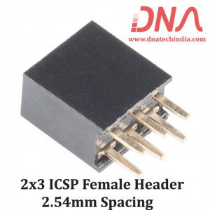 2x3 2.54 mm Berg Strip - Straight Female ICSP Header 2x3 2.54 mm Berg Strip - Straight Female ICSP Header