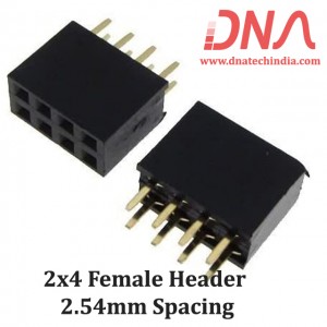 2x4 2.54 mm Berg Strip - Straight Female Header 2x4 2.54 mm Berg Strip - Straight Female Header