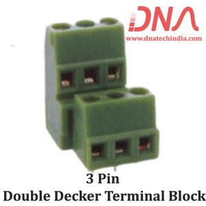3 Pin Double Decker Terminal Block 3 Pin Double Decker Terminal Block