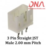 3 Pin 2.0mm JST PH Straight Male Relimate Connector