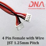 4 Pin 1.25mm JST Female Connector